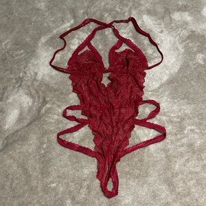 Dreamgirl Red Lace Chemise